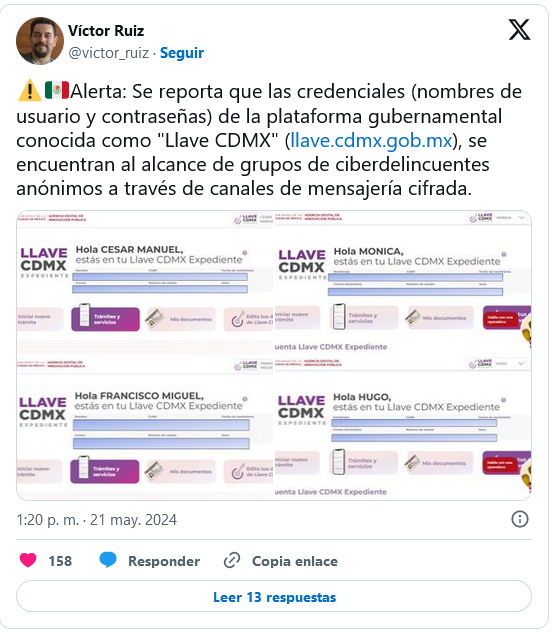 Hackers filtran contraseñas de Llave CDMX y arriesgan a 6 3 millones de usuarios Publimetro México